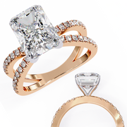 Effervescent Flower Echo Ladies Ring (LR14143)