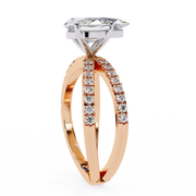 Divine Braided Passion Ladies Ring (LR14144)