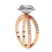 Ethereal Shared-Prong Shade Ladies Ring (LR14151)