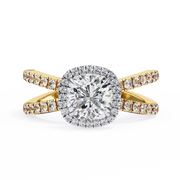 Ethereal Shared-Prong Shade Ladies Ring (LR14151)