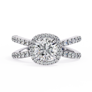 Ethereal Shared-Prong Shade Ladies Ring (LR14151)