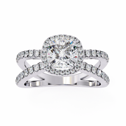 Ethereal Shared-Prong Shade Ladies Ring (LR14151)