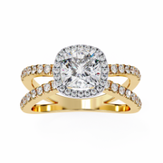 Ethereal Shared-Prong Shade Ladies Ring (LR14151)