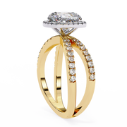 Ethereal Shared-Prong Shade Ladies Ring (LR14151)