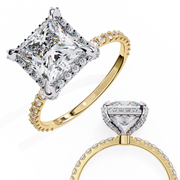 Regal Butterfly Blood Ladies Ring (LR14158)