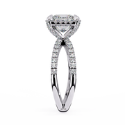 Scintillating Braided Illusion Ladies Ring (LR14161)