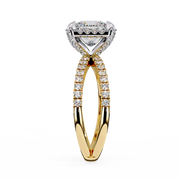 Scintillating Braided Illusion Ladies Ring (LR14161)