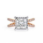 Scintillating Braided Illusion Ladies Ring (LR14161)