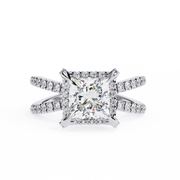 Scintillating Braided Illusion Ladies Ring (LR14161)