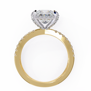 Scintillating Braided Illusion Ladies Ring (LR14161)