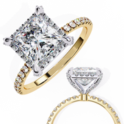Mesmerizing Cathedral Illusion Ladies Ring (LR14162)