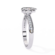 Gleaming V-Prong Figure Ladies Ring (LR14166)