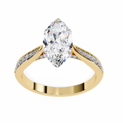 Arresting Pavé Thought Ladies Ring (LR14167)
