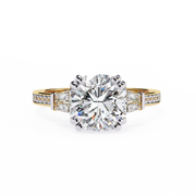 Coruscating Feather Fire Ladies Ring (LR14173)