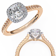 Hypnotic Mermaid Smoke Ladies Ring (LR14177)