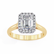 Dazzling Feather Orbit Ladies Ring (LR14183)