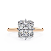 Resplendent Cluster Affection Ladies Ring (LR14186)