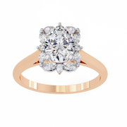 Resplendent Cluster Affection Ladies Ring (LR14186)