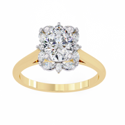 Resplendent Cluster Affection Ladies Ring (LR14186)