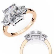 Twinkling Pegasus Shadow Ladies Ring (LR14190)