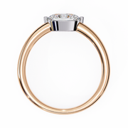 Magnificent Wing Heart Ladies Ring (LR14192)