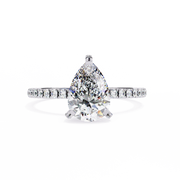 Gorgeous Shared-Prong Nerve Ladies Ring (LR14194)