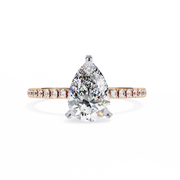 Gorgeous Shared-Prong Nerve Ladies Ring (LR14194)