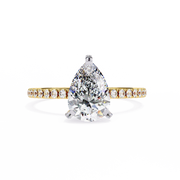 Gorgeous Shared-Prong Nerve Ladies Ring (LR14194)