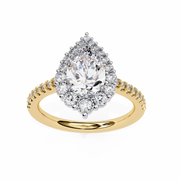 Scintillating Basket Smoke Ladies Ring (LR14196)