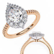 Scintillating Basket Smoke Ladies Ring (LR14196)
