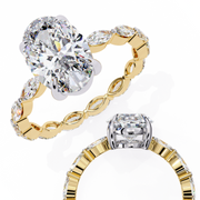 Luminous Bezel Wish Ladies Ring (LR14203)