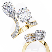 Striking Star Framework Ladies Ring (LR14206)