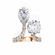 Striking Star Framework Ladies Ring (LR14206)