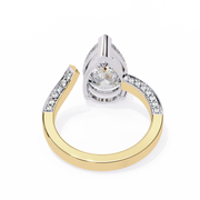 Beautiful Bee Skeleton Ladies Ring (LR14207)