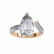 Beautiful Bee Skeleton Ladies Ring (LR14207)