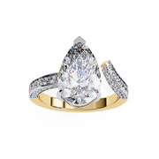Beautiful Bee Skeleton Ladies Ring (LR14207)