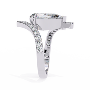 Radiant Mermaid Fire Ladies Ring (LR14208)