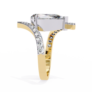 Radiant Mermaid Fire Ladies Ring (LR14208)