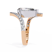 Radiant Mermaid Fire Ladies Ring (LR14208)