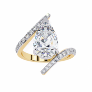 Radiant Mermaid Fire Ladies Ring (LR14208)