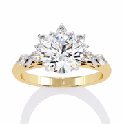 Gleaming Flower Dream Ladies Ring (LR14212)
