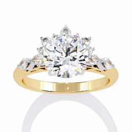Gleaming Flower Dream Ladies Ring (LR14212)