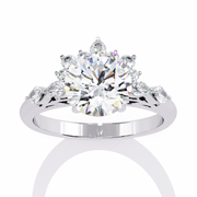 Gleaming Flower Dream Ladies Ring (LR14212)