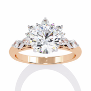 Gleaming Flower Dream Ladies Ring (LR14212)