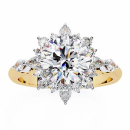 Ethereal Heart Outline Ladies Ring (LR14213)