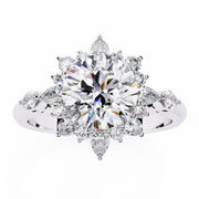 Ethereal Heart Outline Ladies Ring (LR14213)