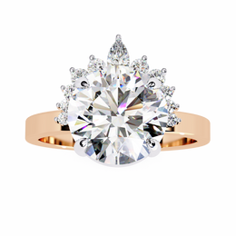 Fetch Bow Flame Ladies Ring (LR14215)