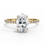 Shimmering Basket Echo Ladies Ring (LR14225)