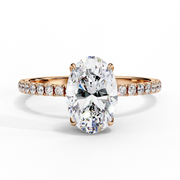 Shimmering Basket Echo Ladies Ring (LR14225)