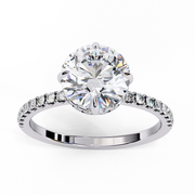 Glorious Micro-Pavé Flame Ladies Ring (LR14226)